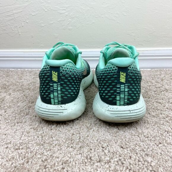 Nike Lunarglide 8 H2O Repel Running Shoes - Green Glow - Picture 5 of 6
